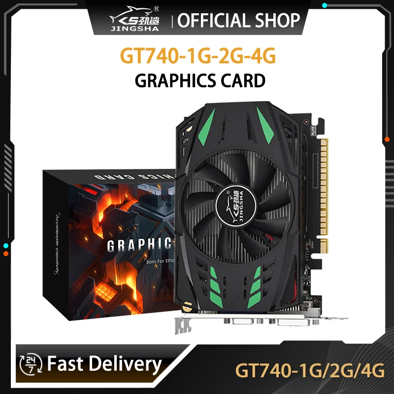 Jingsha Graphics Card Original Gt740 4gb/2gb/1gb128bit Gddr5 Video Cards  For Nvidia Geforce Gt 740 Vga Cards - Graphics Cards - AliExpress