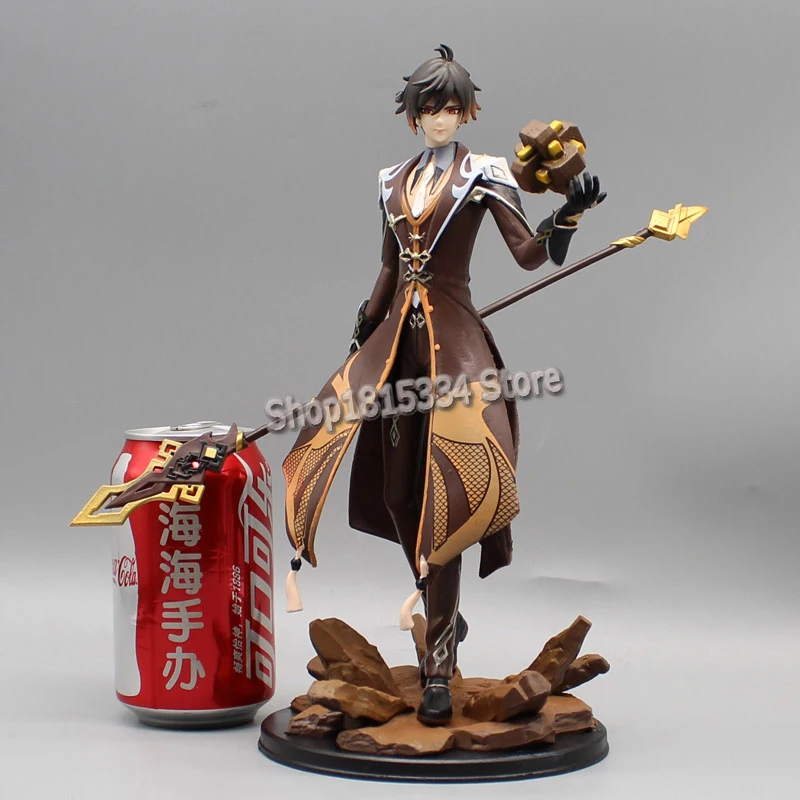 

28cm Anime Zhongli Genshin Impact Figure Zhongli Morax Action Figures PVC Collectible Model Doll Toys for Children Gifts