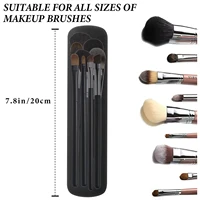 Portable Makeup Brushes Organizer Cosmetic Bag Trendy Travel Make Up Brush Holder Makeup Tools Storage Case Silicon Organizers 2
