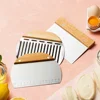 1/3Pcs Stainless Steel Pasty Cutters Noodle Knife Cake Scraper with Scale Baking Cake Cooking Dough Scraper Baking Accessories 4