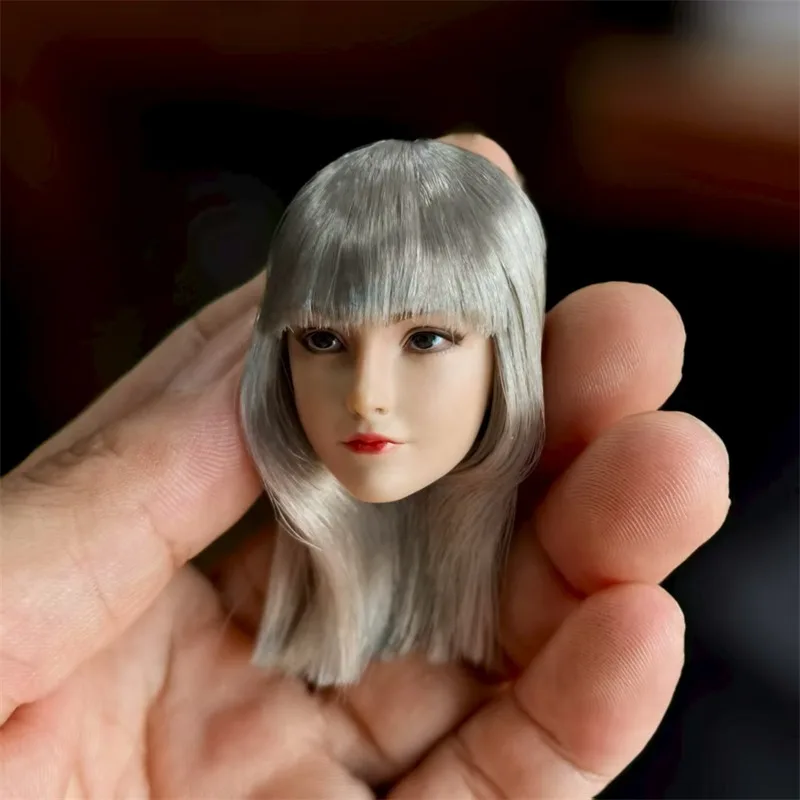 VSTOYS 21XG69 1/6 Skala Weiß/Silber Haar Winter Mädchen Kopf Sculpt Kleidung Modell für 12in Action Figuren Ph Tbl blass Körper – Detail 5