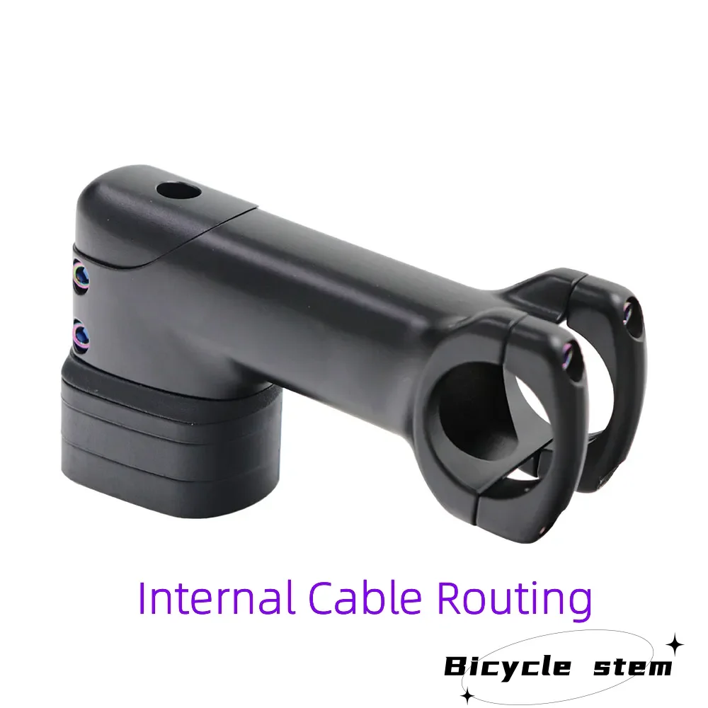 KOCEVLO Bicycle Stem 28.6 31.8mm Aluminum Internal Cable Routing Stem, spacer included road handlebar stem bike parts
