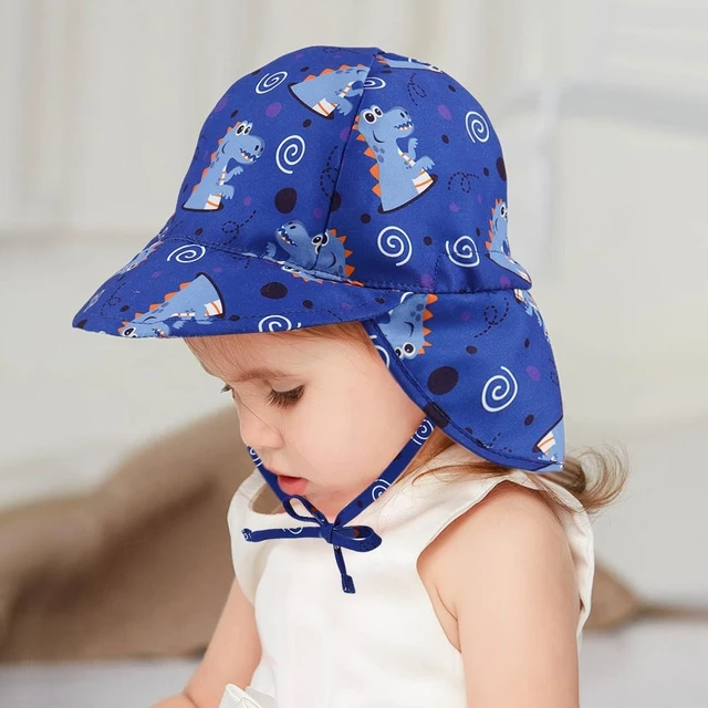 1PC Children Summer Bucket Hats UV Protection Outdoor Protecting Neck Ears  Beach Sun Hat Flap Cap Adjustable Wide Brim Cap - AliExpress