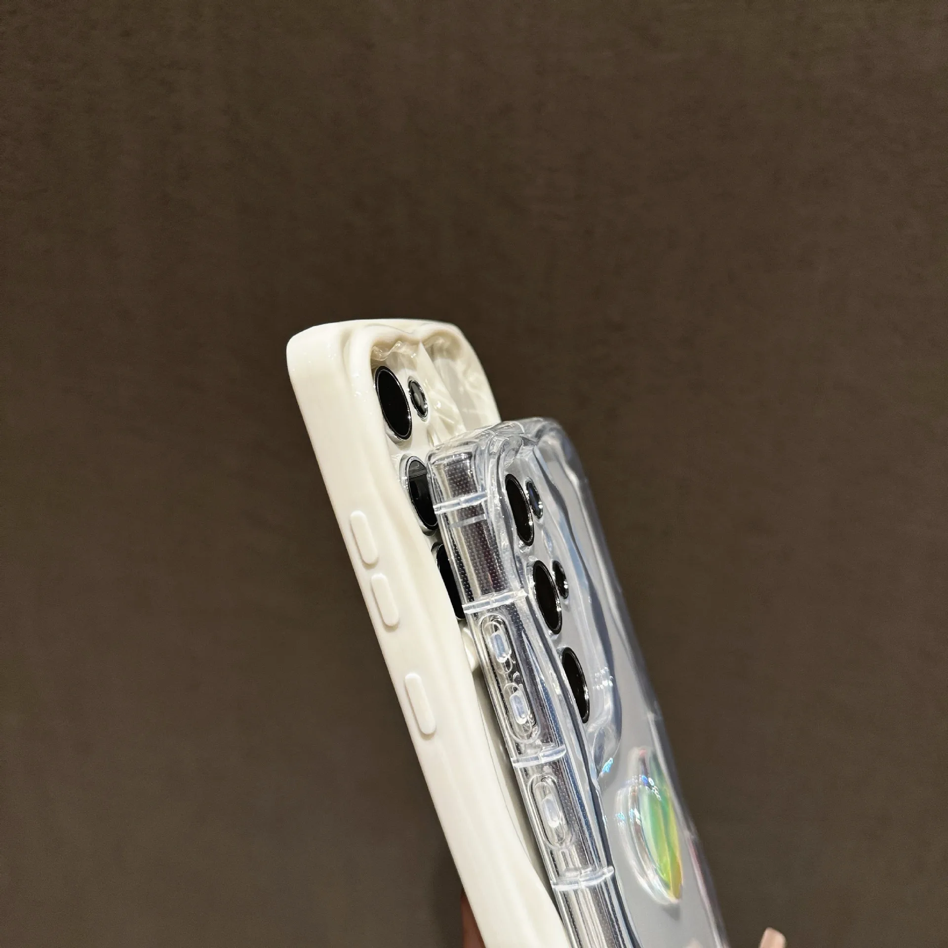 3D Love Heart Shockproof Back Cover Case