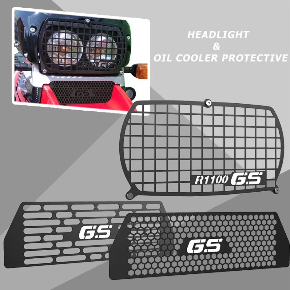 

Fit For BMW R1100GS R 1100 GS Motorcycle Oil Cooler Grilles Protector Radiator Guard Cover Headlight Guard 1994-1997 1998 1999