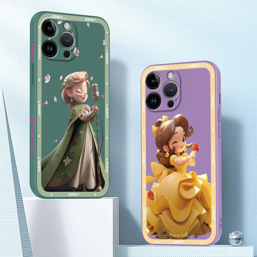 Custodia Morbida Posteriore In Silicone Per Samsung Galaxy Note 20 Ultra Note 10 Plus 9 S10 S8 S9 S10 Plus S8 Plus Princess Bella Disney Cover