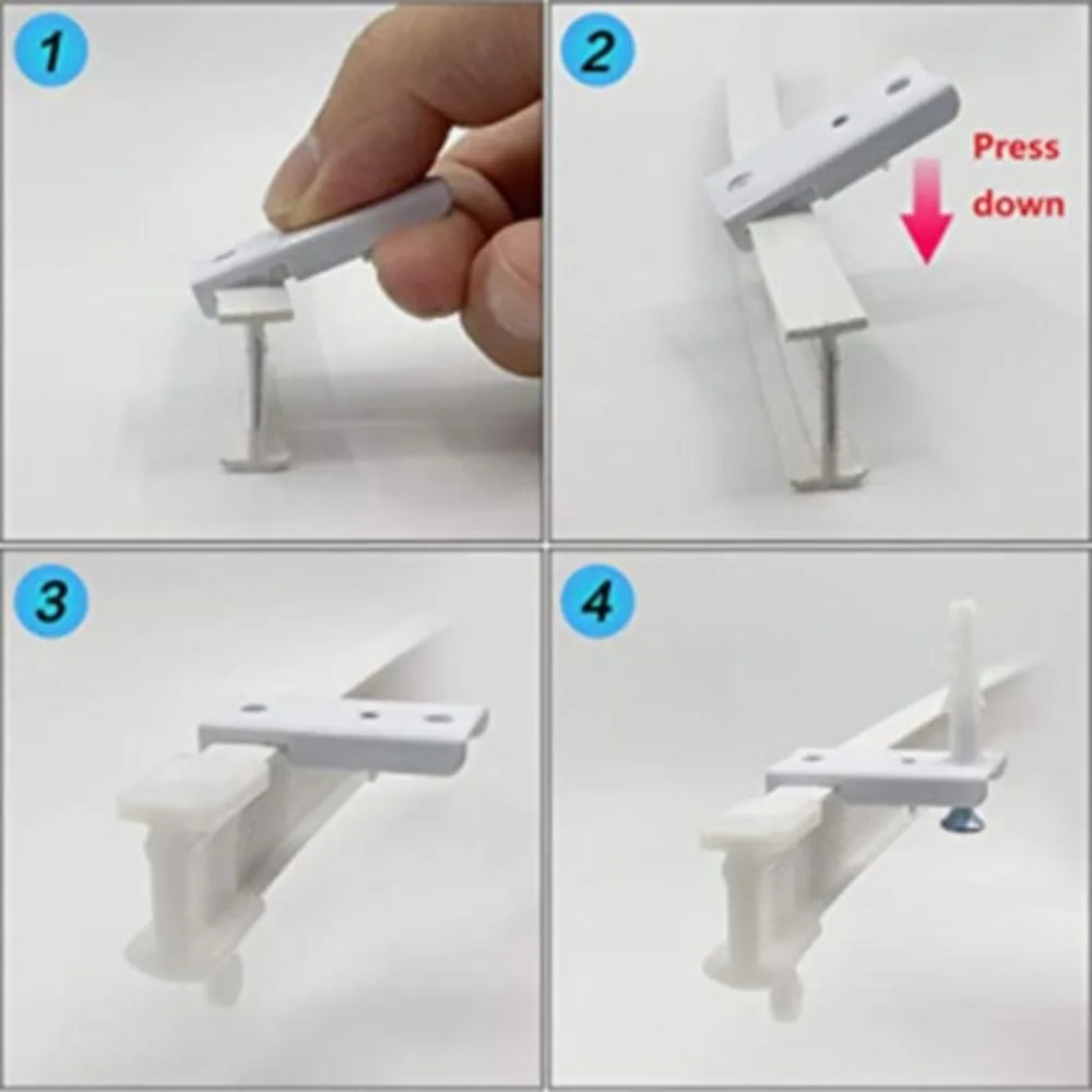 Durable 2/3m Curtain Track Flexible Bendable U-shaped Curtain Slide Rail Ceiling Wall Mount
