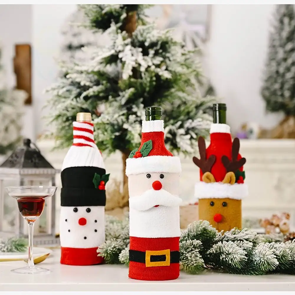 Christmas Snowman Wine Bottle Cover