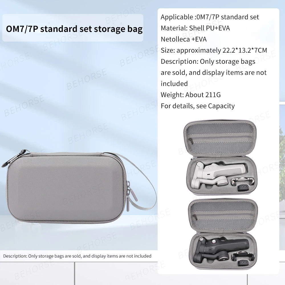Portable Carrying Case For DJI Osmo Mobile 7P/Mobile 7 Hard Storage Case Travel Carrying Handbag