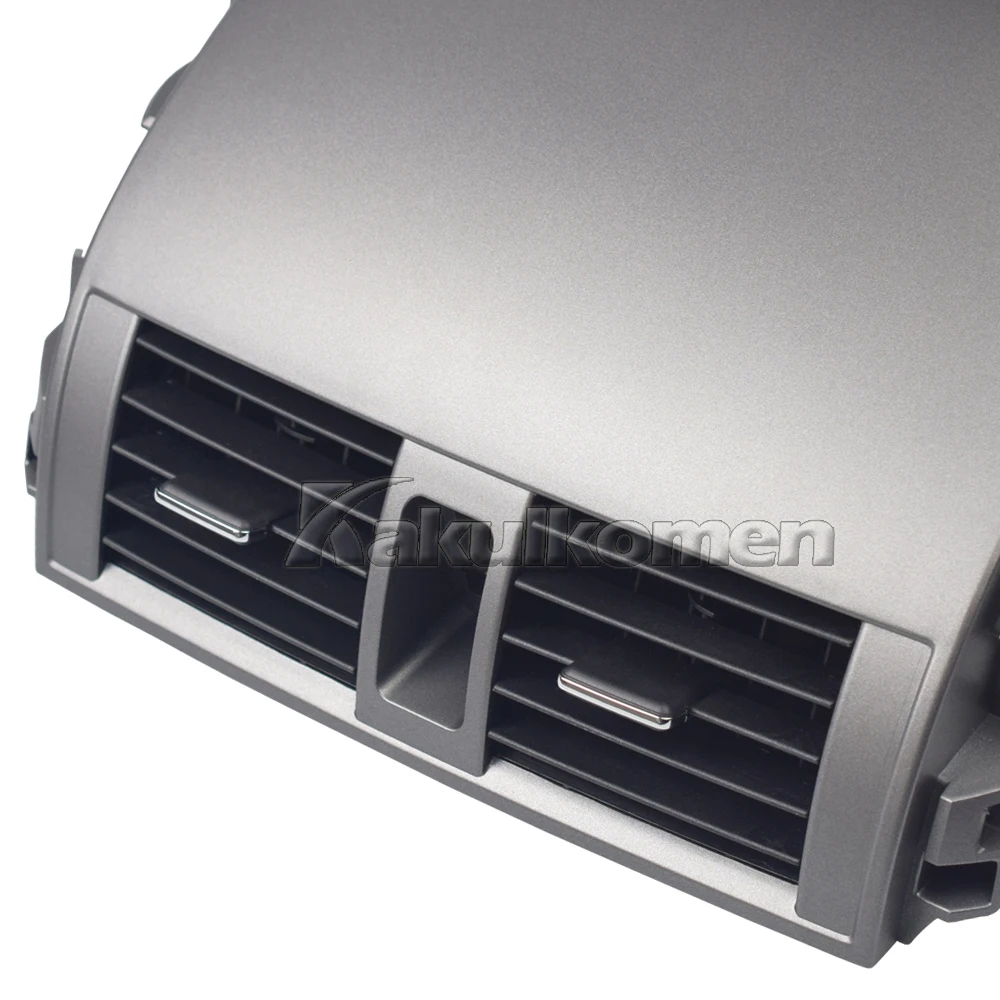 도요타 코롤라 2008 2009 2010 2011 2012 2013 센터 대시 A/C 콘센트 패널 공기 배출구 커버 교체 액세서리