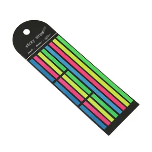 Image for Colorful Fluorescent Thin Note Paper Sticker Ins S 