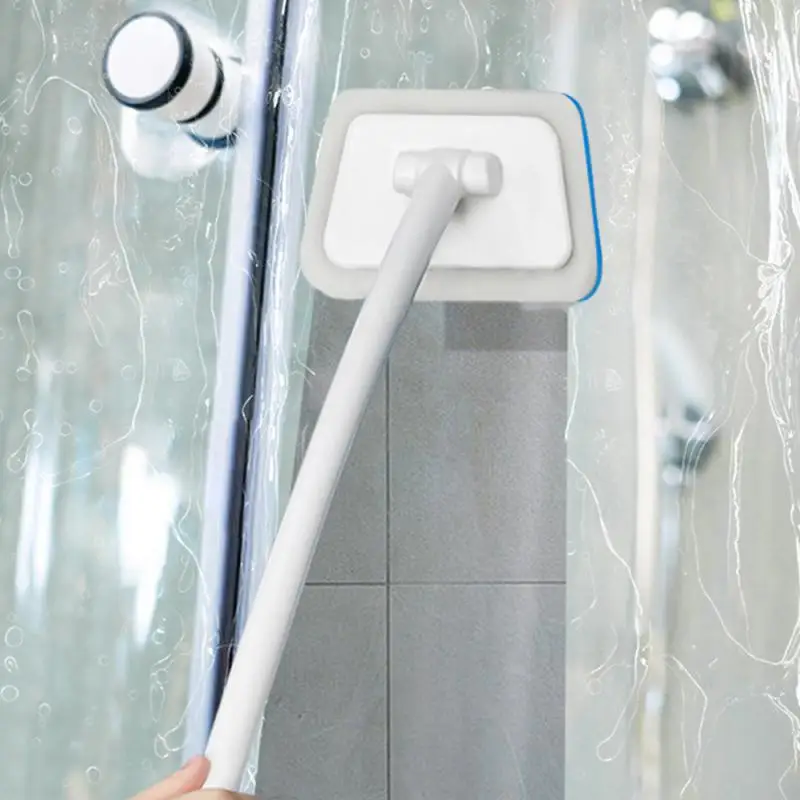 

Multi-Functional Bathroom Wall Brush Long Handle Removable Household Floor Bathtub Brushes Ceramic Tile Sponge Cleaning Brush