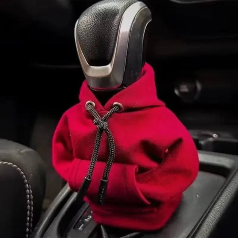 Auto Gear Shift Hoodie Cover Shift Cover Gear Handle Decoration Fits Manual Automatic Universal Car Shift Lever Interior Decor