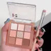 DIKALU New Shell Nine Color Eyeshadow Plate Powder Purple Low Saturation Earth Blush High Light Lying Silkworm Brightening Compr 5