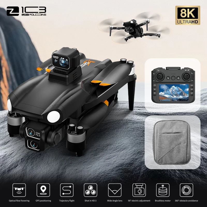 Nuovo Originale Z103 Drone 8K 5G GPS Professionale HD Fotografia Aerea Aereo di Controllo Remoto HD Doppia Fotocamera Quadcopter Giocattolo Drone - Image 2
