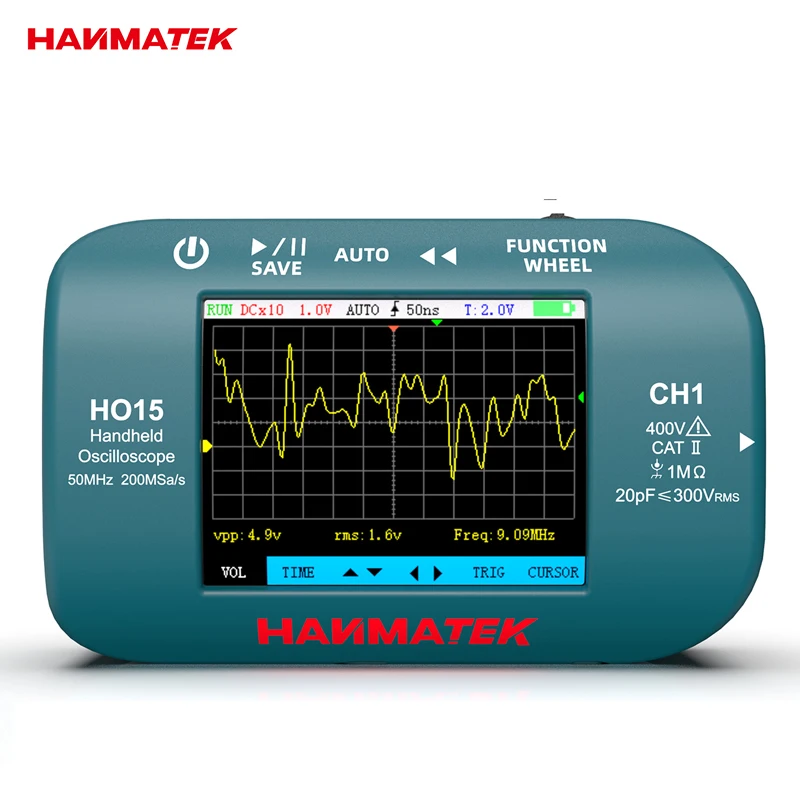 Hanmatek Handheld Digital Oscilloscope 10MhZ Bandwidth Display