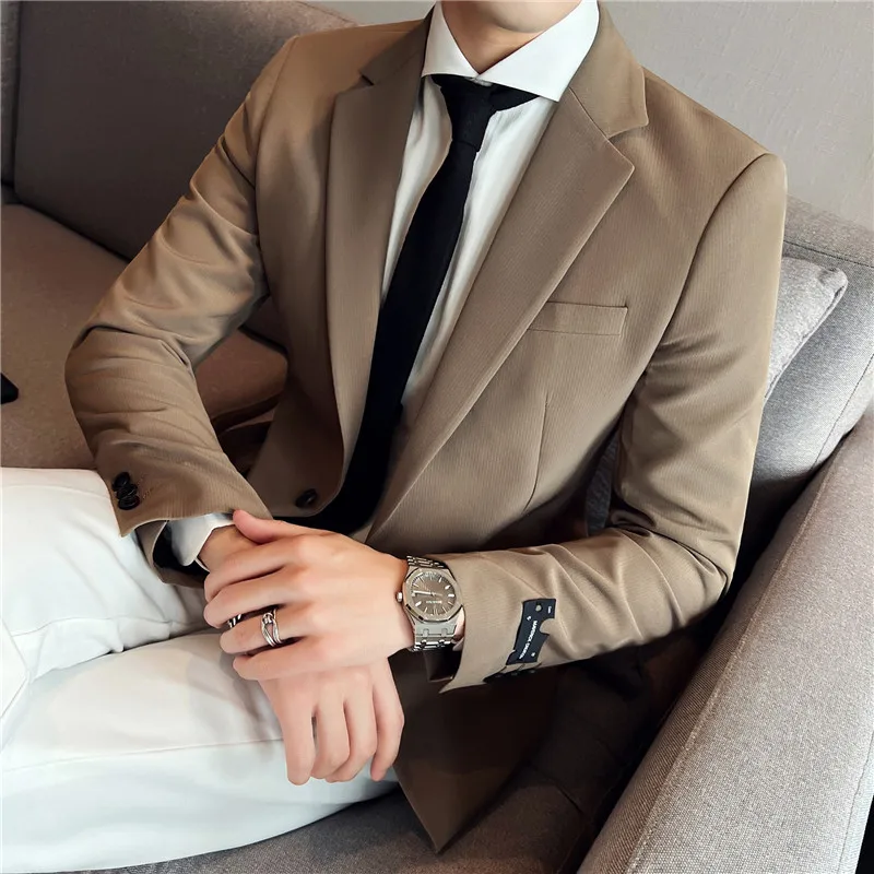 2022 Slim Fit Man Blazer Office Blazer Suit Jacket Mens Jackets Wedding  Dress Jacket Suit Coats Casual Business Mans Jacket Suit - Blazers -  AliExpress