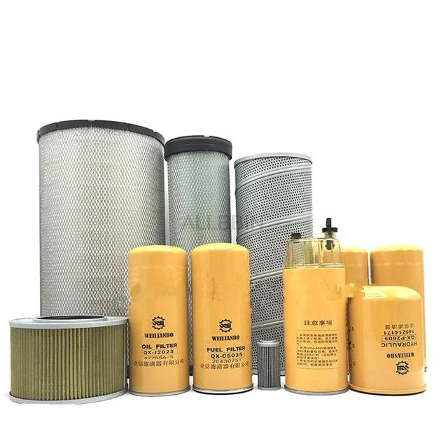 For Volvo EC480D Excavator Oil Diesel Filter Cartridge Air Filter Cartridge  Hydraulic Return Oil Inlet Pilot Filter Cartridge - AliExpress