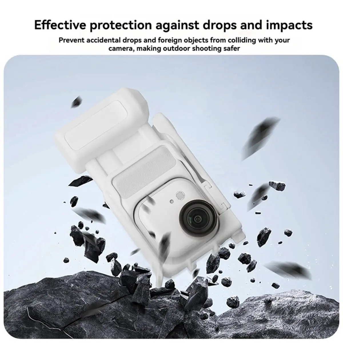 Insta360 Go용 N05R 스트리트 카메라 핸들 울트라 퀵 릴리스 브래킷 케이지 그립 셔터 핸드 프레임 A