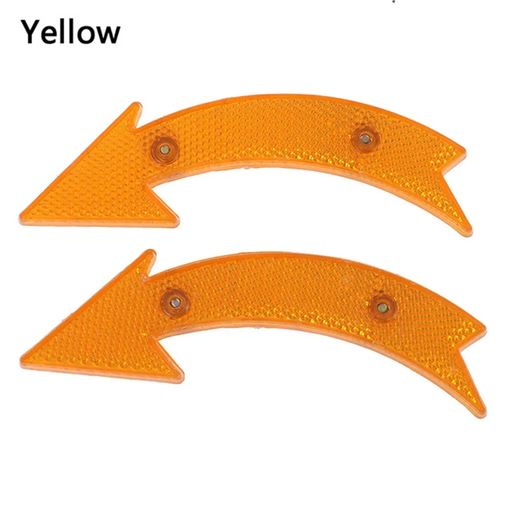 Easy To Install Bike Reflectors Bicycle Accessories Yellow About 20g Blue Durable Red White Approx.15cm