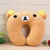 Cute Cartoon Animals U Shaped Pillow Travel Car Head Neck Rest Pillow Support Head Rest Cushion Panda Cat Bear Rabbit Pig 2023 5