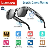 Lenovo 4K HD AI Smart Glasses 800w Pixel Multifunctional Camera Bluetooth Call Voice Assistant Music Player Smart Translation - Image 2
