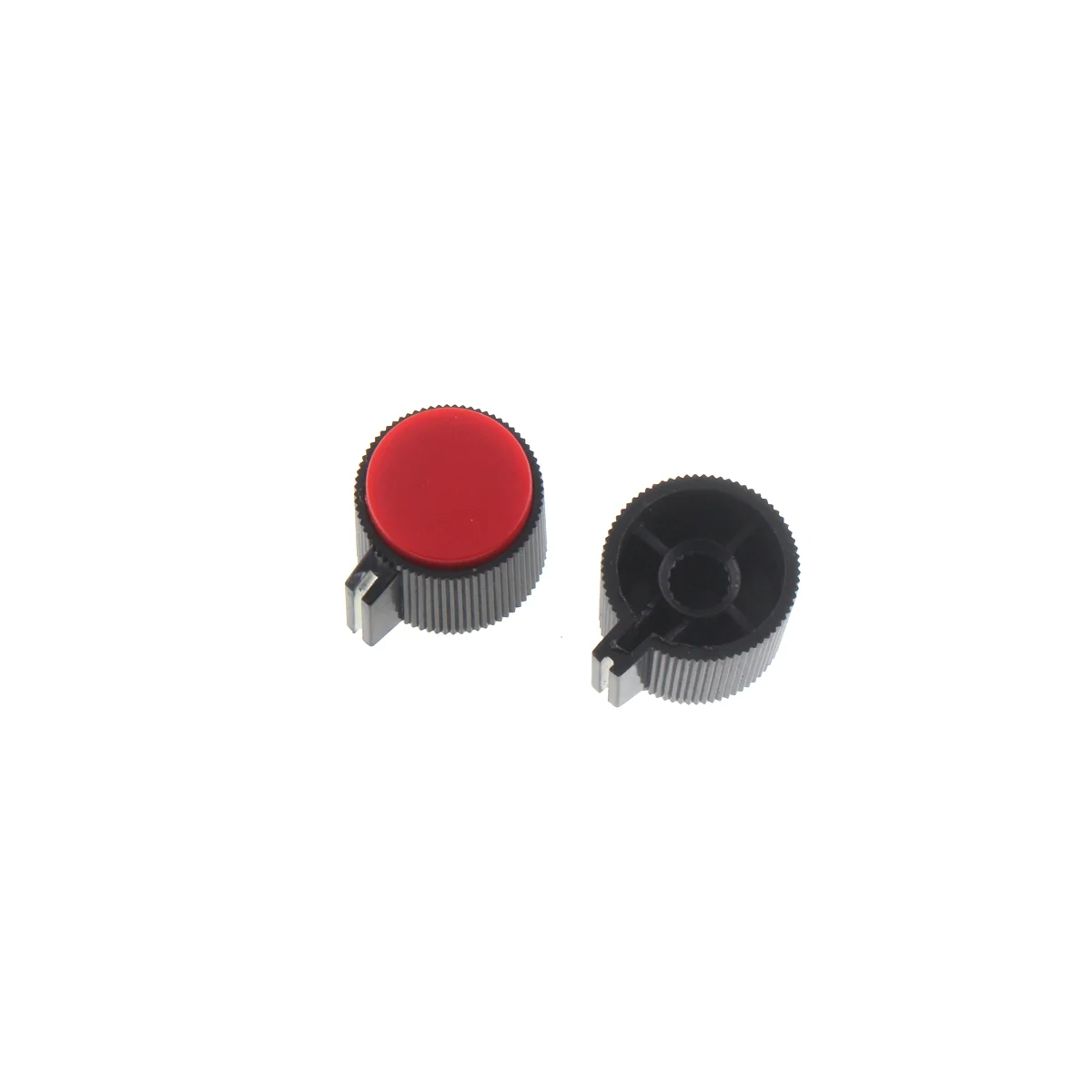5PCS Potentiometer bakelite knob KN113 copper core screw fixed inner hole 6mm adjusting cap yellow top knob of welding machine