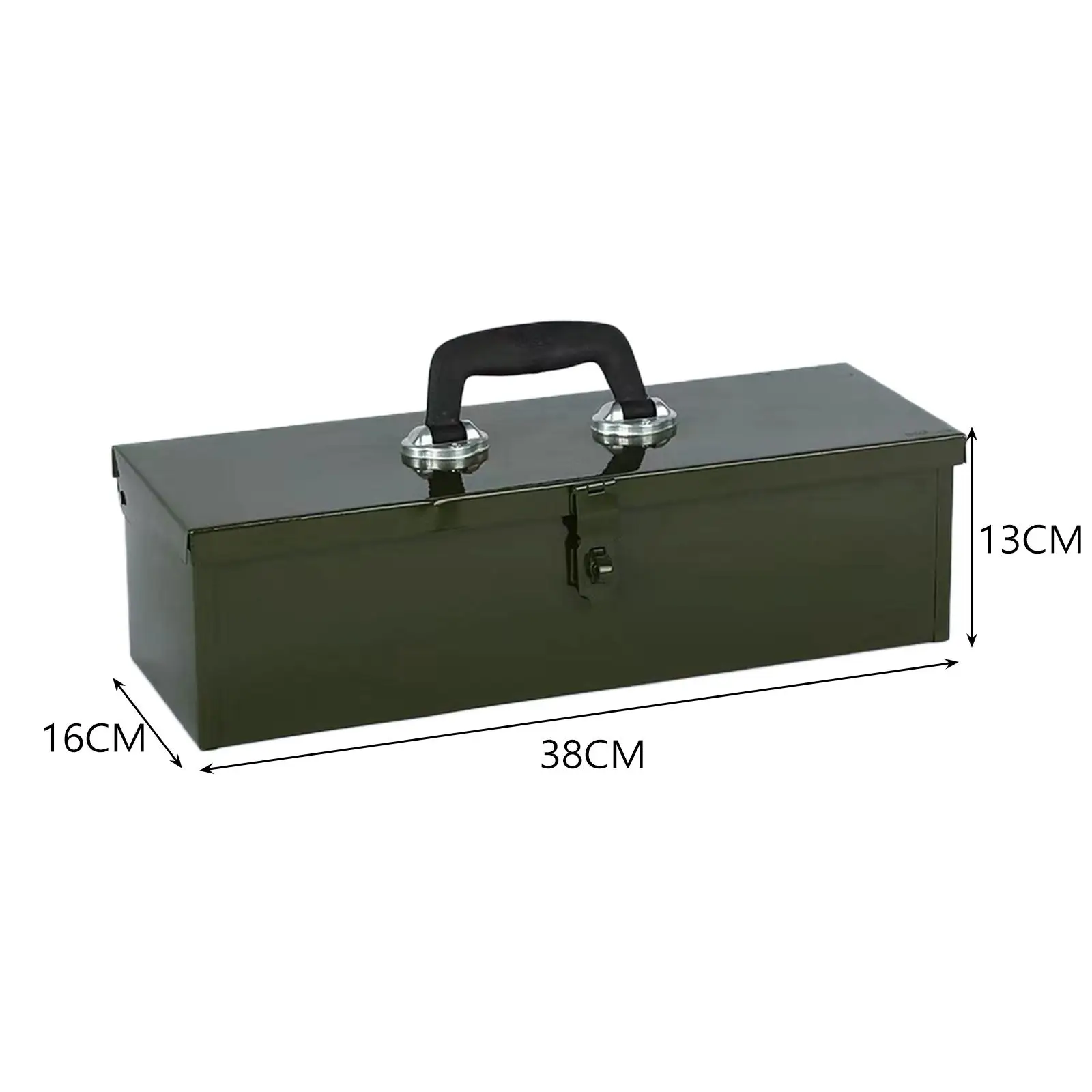 Iron Tool Box Hardware Storage Easy Access Tool Chest Tool Case Multifunction Empty Tool Box for Electrician Workshops Garages