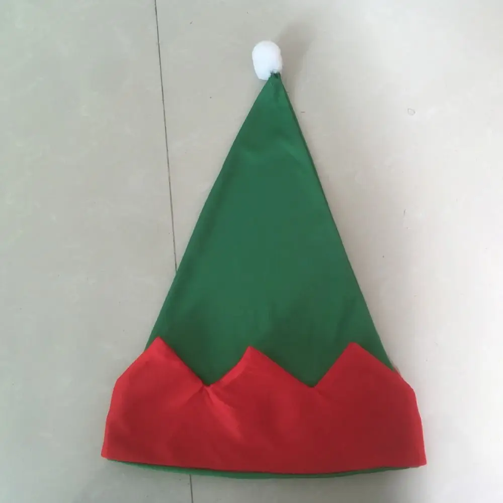 Family Non-Woven Christmas Apron and Hat Cosplay Funny Party Props photography Props Costume Green Apron Christmas