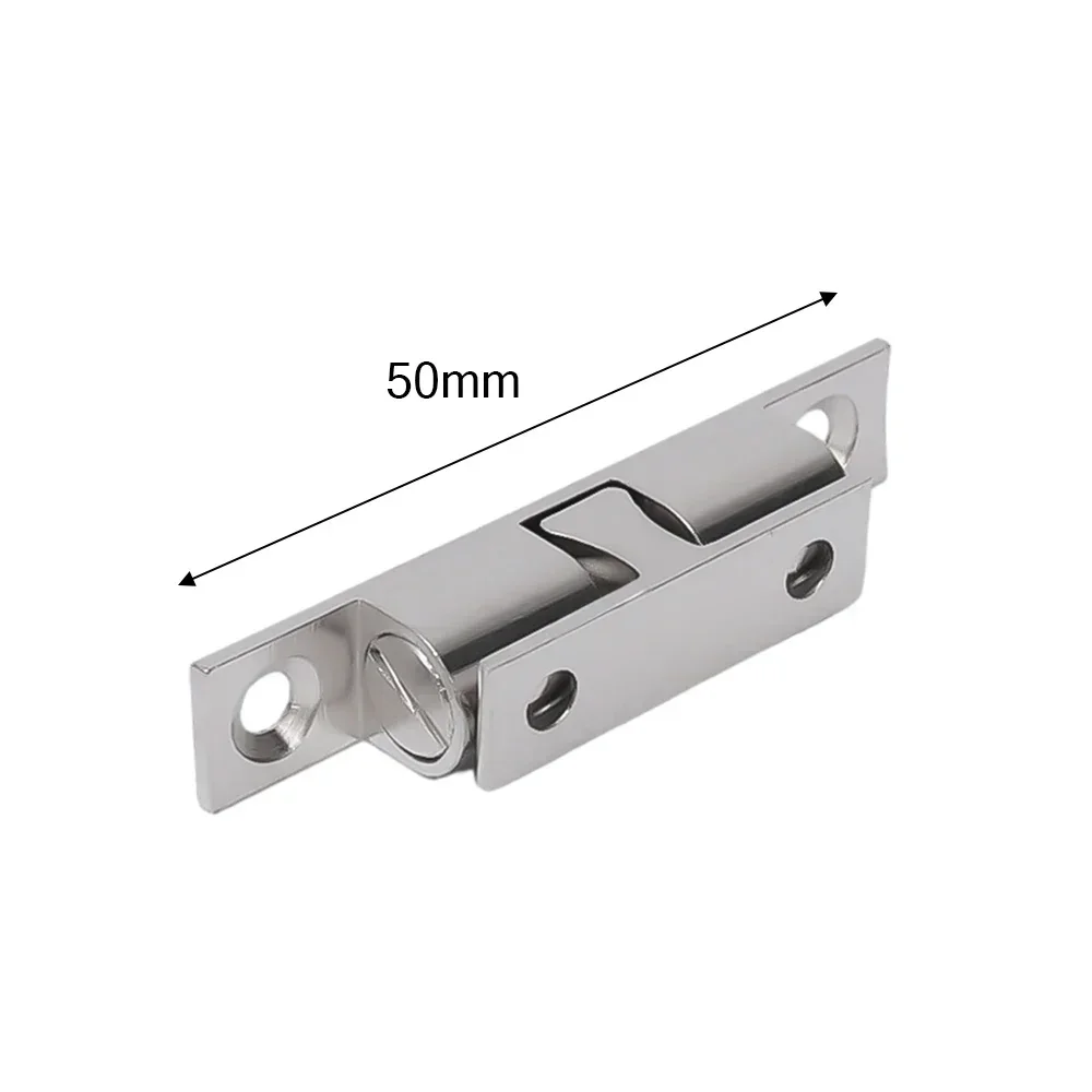 MroMax 2Pcs Copper Ball Catch Latch - 2.13 Inch, Bronze Tone, For Cabinet & French Doors