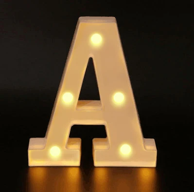 Illuminated Alphabet LED Letter Lamp - Decorative Lighting