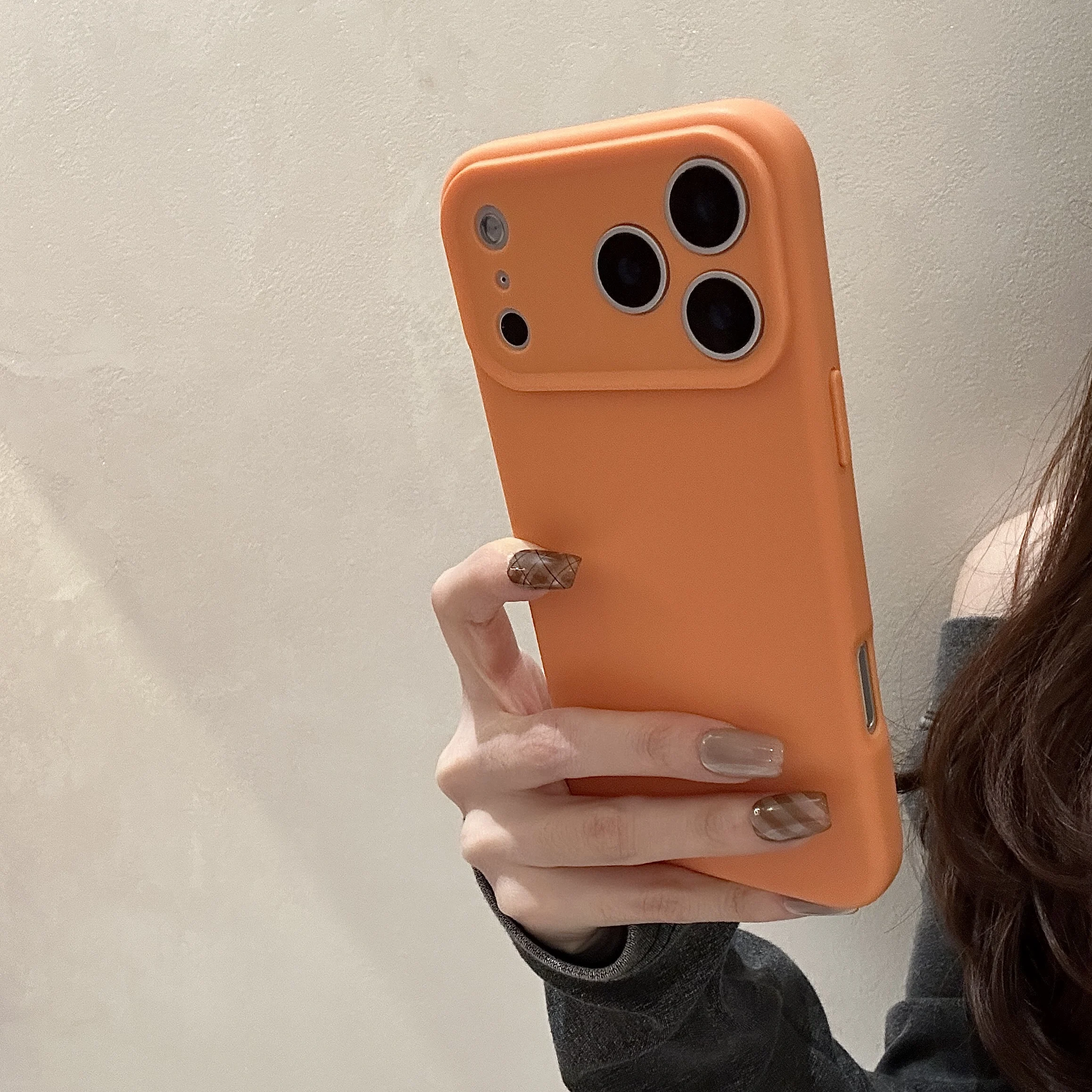 Sleek Matte Finish Camera Protector Case - Full Coverage Phone Protection Accessory