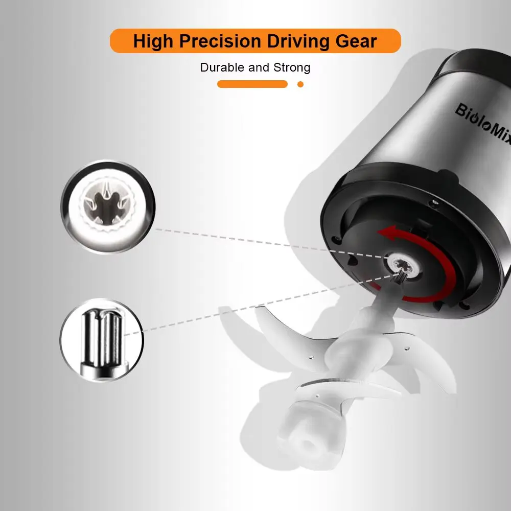Multifunctional Household Stainless Steel Meat Grinder 2 Speed ​​250W Stainless Steel 2L Capacity Electric Chopper Meat Grinder 3