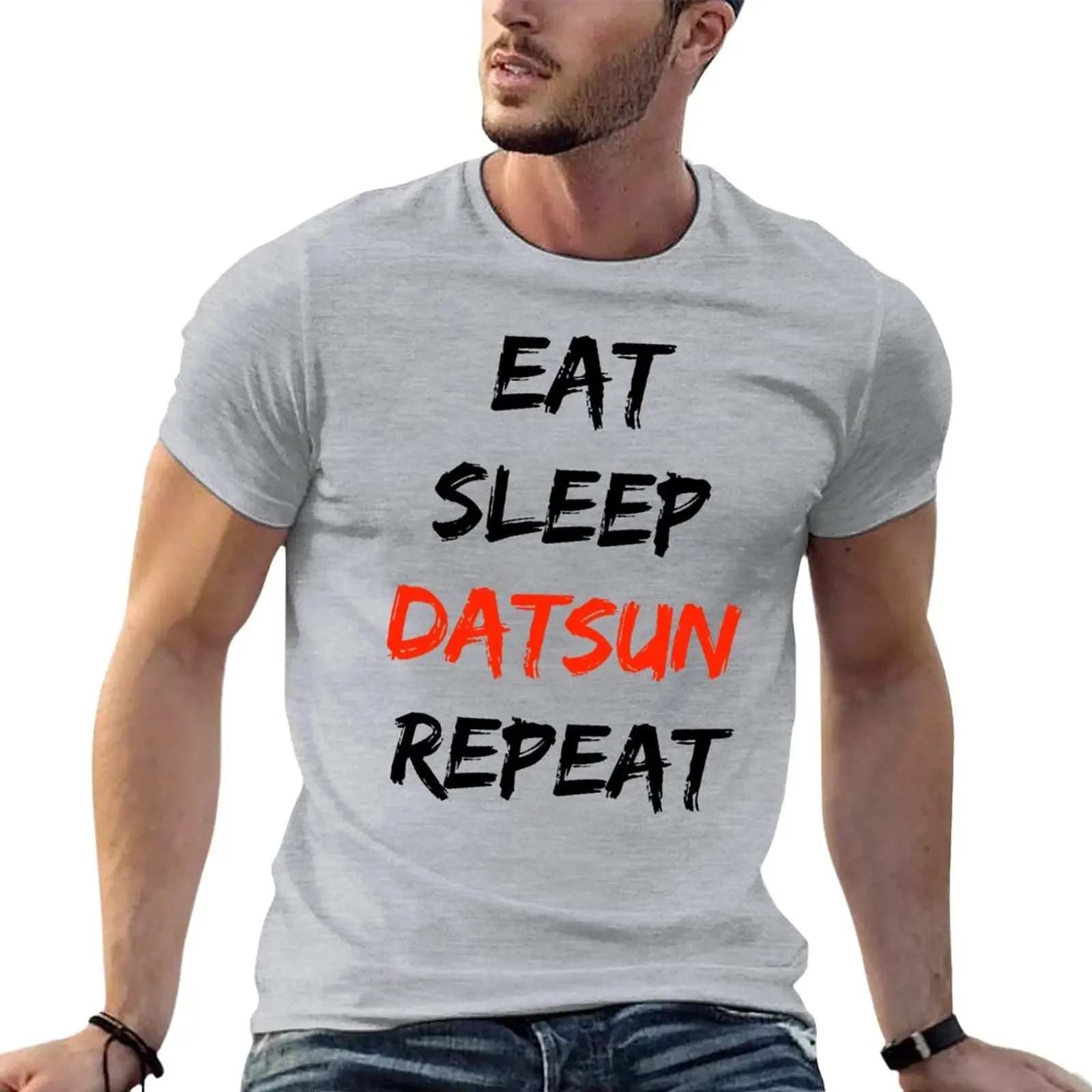 

Eat sleep datsun repeat T-Shirt new edition quick-drying shirts graphic tees mens white t shirts