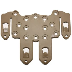 Tactical Speed Clip Platform for Airsoft and Hunting Holster Accessories (Khaki)