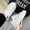 2024 Casual Breathable Bread Mesh Comfortable and Non-Slip Running Platform Increased by Sports White Shoes Men 5