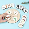 Life Cycle Board Montessori Kit Biology Science Education Toys For Kids Sensory Tray Animal Figure Life Cycle Sorting Wooden Toy 3