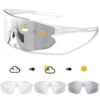 Men Women Photochromic Motorcycle Glasses Outdoor Sports Big Frame Windproof Cycling Running Hiking Goggles 4