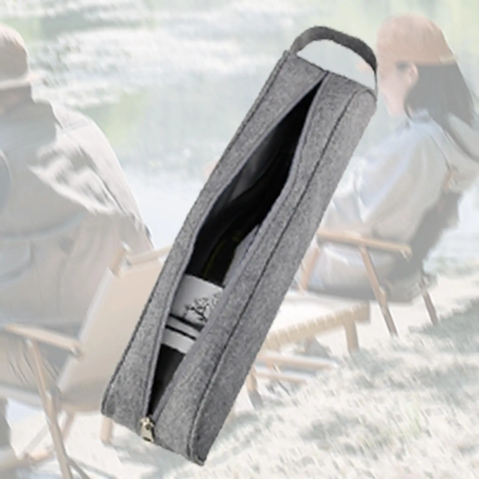 

Insulated Wine Cooler Bag Men Women Waterproof Gift Case Wine Cooler Single