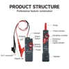 Noyafa Underground Cable Tracker High& Low Voltage Wire Tracker Anti-Interference Cable Locator Wire Locator Network Line Finder 2