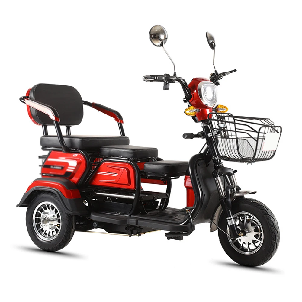 

800w Electric Tricycle 60v20ah Electromobile Intelligence Pleasure Double Prime Mover Motor Driven Vehicle