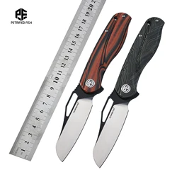 Petrified Fish New 979 G10 Handle D2 Steel Folding Knife for man Ball Bearings Outdoor Camping Hunting edc Tool Pocket knives