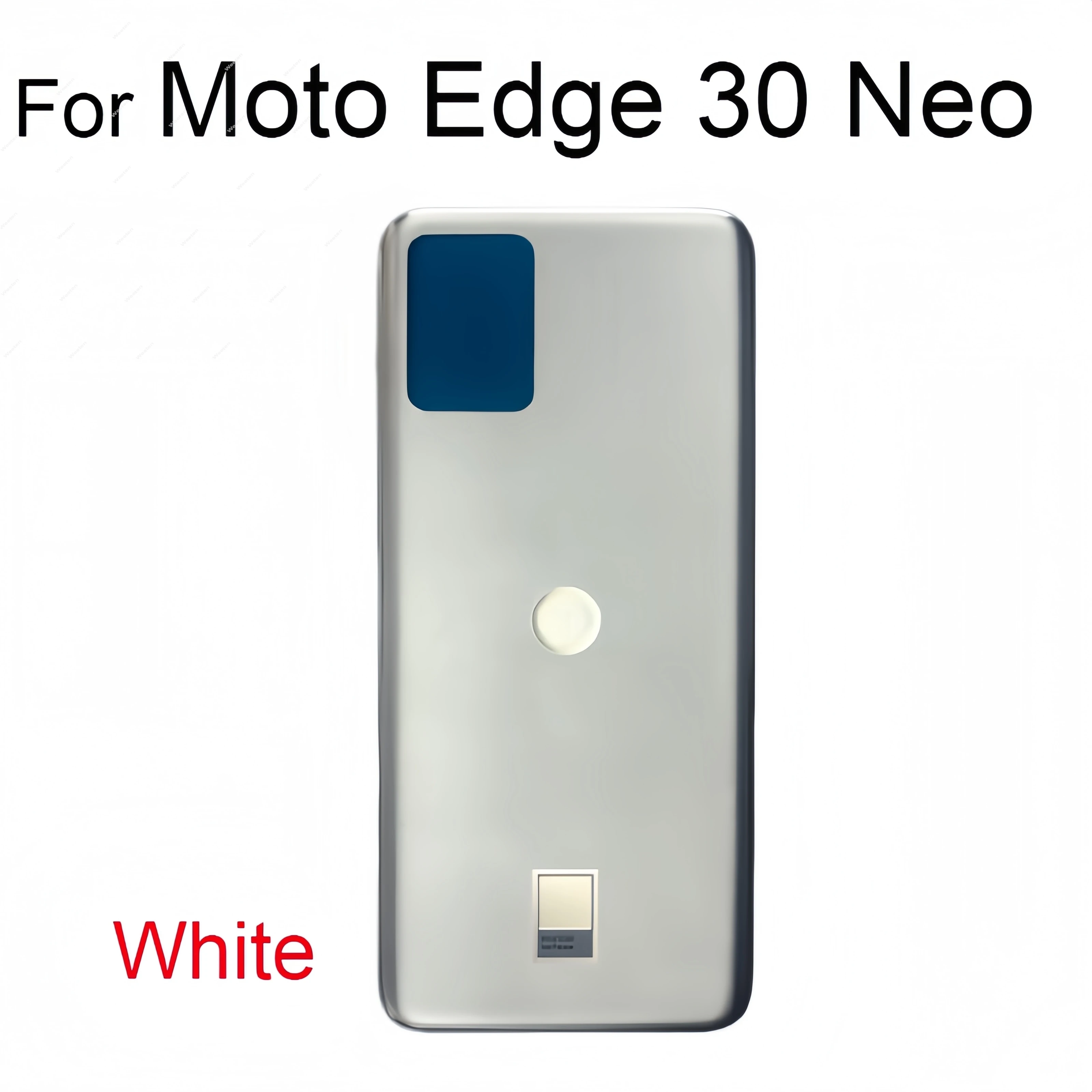 Motorola MOTO Edge 30 Neo 백 커버 케이스용 후면 배터리 도어 커버 하우징 내구성 있는 하우징 케이스 교체 부품
