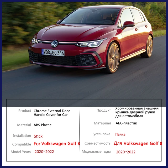 2 Strisce Riflettenti Nere Per Paraurti Posteriore Golf 8 MK8 (2020-2022) - Stile Nido D'Ape - Foto 11