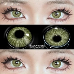 Vibrant Natural Colored Contact Lenses - Blue & Green Hues (MEDUSA - GREEN)