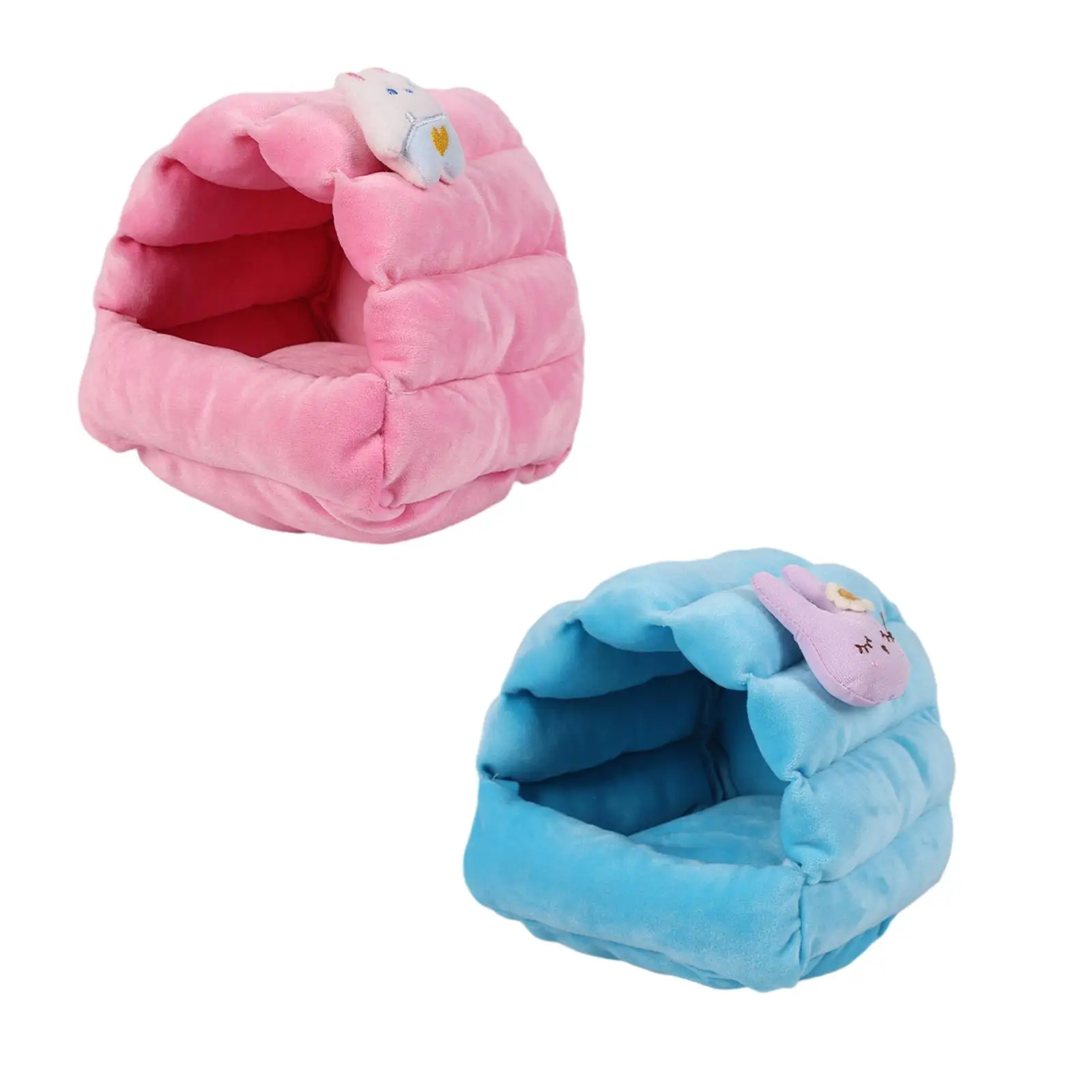 Hamster Warm Nest Warm Hideout Cozy Thickened Small Pet Animals Bed for Cage