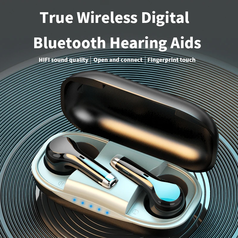 Rechargeable Bluetooth Hearing Aids Headphones For Seniors And Adults