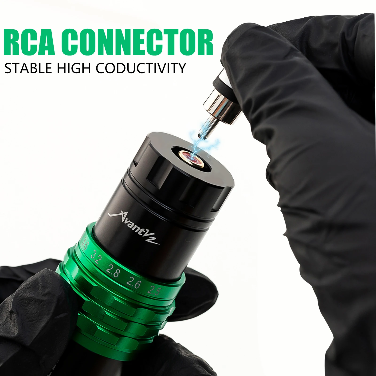 カスタムタトゥーマシン グリーン ピンク