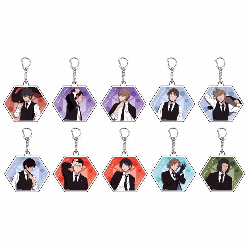 

Anime World Trigger Acrylic Keychain Keyring Figure Model Pendant Toy Cosplay 5248