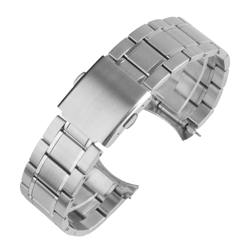 Per cinturino Casio MDV-106 MDV-107 MDV-106D MTP-VD01 cinturino da uomo in metallo in acciaio inossidabile cinturino 22mm cinturino con bocca ad arco  1511